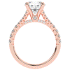 2.45CT.TW ROUND LAB DIAMOND ENGAGEMENT RING - Nazarelle