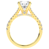 2.45CT.TW ROUND LAB DIAMOND ENGAGEMENT RING - Nazarelle