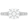 2.45CT.TW ROUND LAB DIAMOND ENGAGEMENT RING - Nazarelle