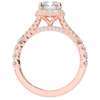2.60CT.TW RADIANT LAB DIAMOND SPLIT SHANK HALO ENGAGEMENT RING - Nazarelle