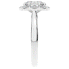 1.90CT.TW OVAL LAB DIAMOND HALO ENGAGEMENT RING - Nazarelle
