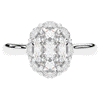 1.90CT.TW OVAL LAB DIAMOND HALO ENGAGEMENT RING - Nazarelle