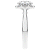 2.40CT.TW ROUND LAB DIAMOND HALO ENGAGEMENT RING - Nazarelle