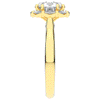 2.40CT.TW ROUND LAB DIAMOND HALO ENGAGEMENT RING - Nazarelle