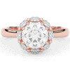 2.40CT.TW ROUND LAB DIAMOND HALO ENGAGEMENT RING - Nazarelle