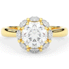 2.40CT.TW ROUND LAB DIAMOND HALO ENGAGEMENT RING - Nazarelle