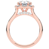 2.40CT.TW ROUND LAB DIAMOND HALO ENGAGEMENT RING - Nazarelle