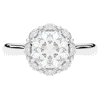 2.40CT.TW ROUND LAB DIAMOND HALO ENGAGEMENT RING - Nazarelle