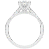 1.70CT.TW OVAL LAB DIAMOND TWIST BAND ENGAGEMENT RING - Nazarelle