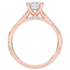 1.70CT.TW CUSHION LAB DIAMOND TWIST BAND ENGAGEMENT RING - Nazarelle
