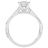 1.70CT.TW CUSHION LAB DIAMOND TWIST BAND ENGAGEMENT RING - Nazarelle