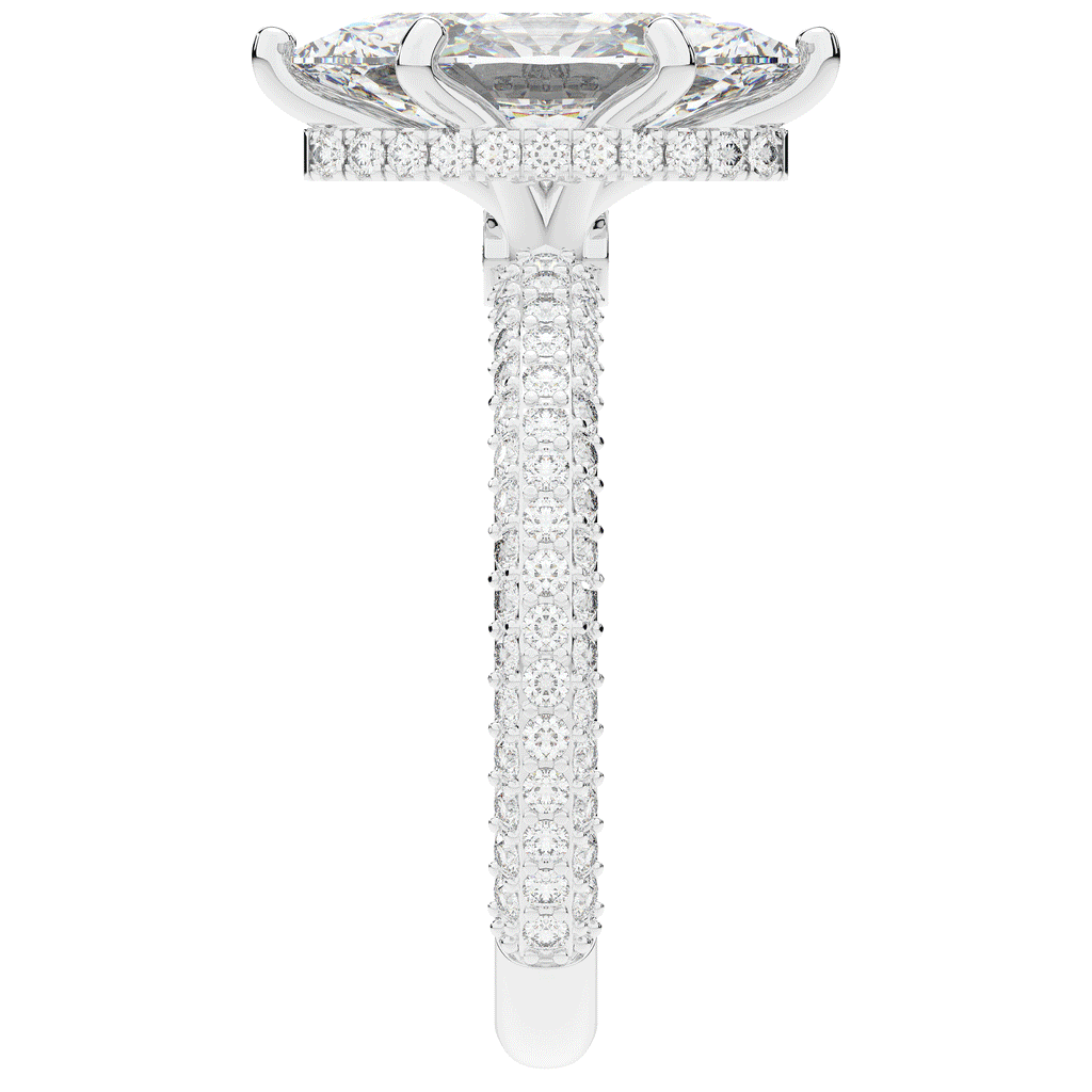 2.60CT.TW MARQUISE LAB DIAMOND ENGAGEMENT RING - Nazarelle