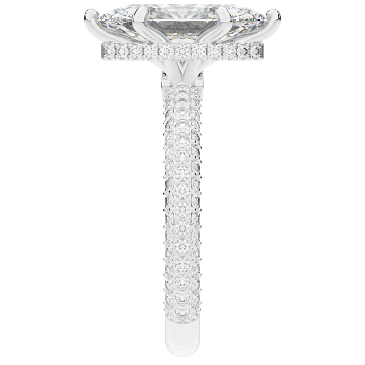2.60CT.TW MARQUISE LAB DIAMOND ENGAGEMENT RING - Nazarelle