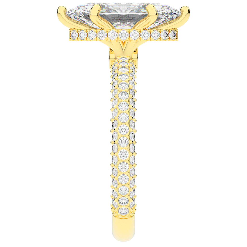 2.60CT.TW MARQUISE LAB DIAMOND ENGAGEMENT RING - Nazarelle