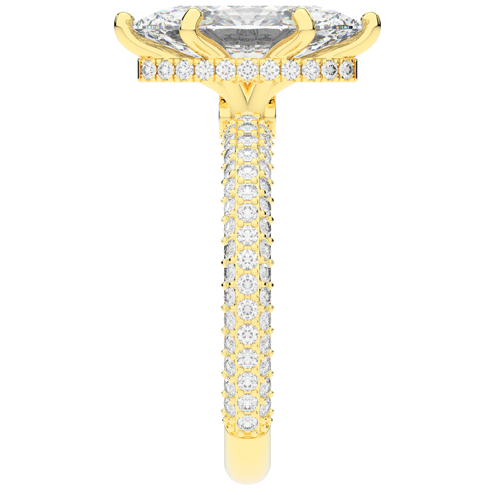 2.60CT.TW MARQUISE LAB DIAMOND ENGAGEMENT RING - Nazarelle