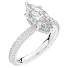 2.60CT.TW MARQUISE LAB DIAMOND ENGAGEMENT RING - Nazarelle