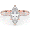 2.60CT.TW MARQUISE LAB DIAMOND ENGAGEMENT RING - Nazarelle