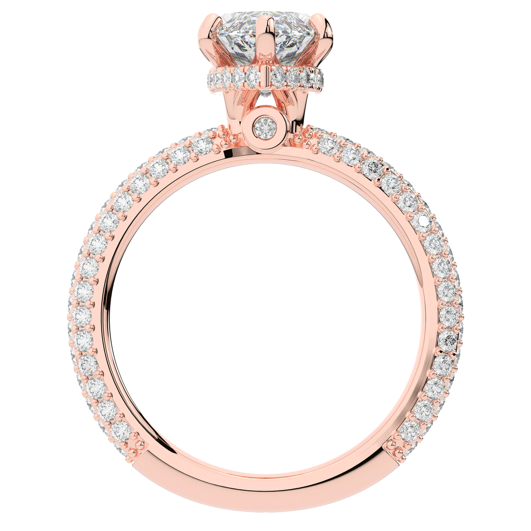 2.60CT.TW MARQUISE LAB DIAMOND ENGAGEMENT RING - Nazarelle