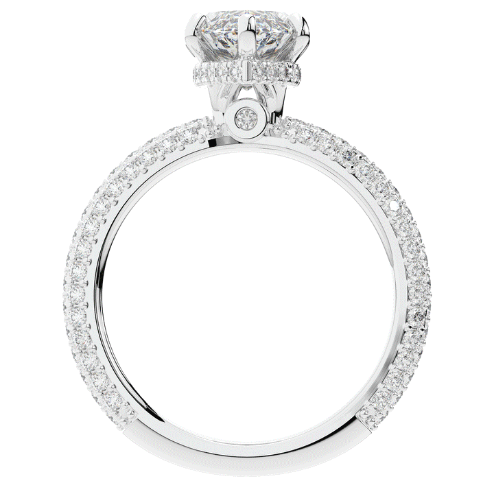 2.60CT.TW MARQUISE LAB DIAMOND ENGAGEMENT RING - Nazarelle