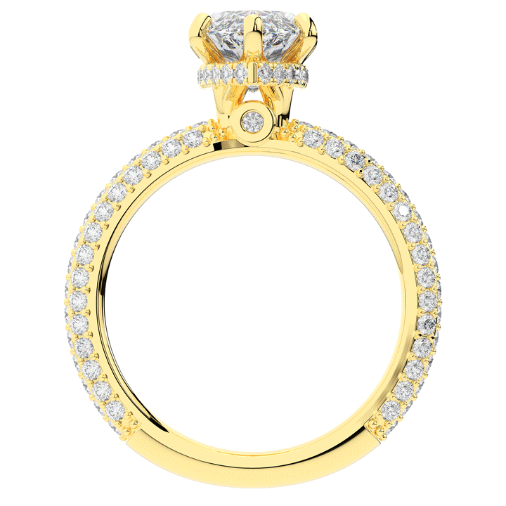 2.60CT.TW MARQUISE LAB DIAMOND ENGAGEMENT RING - Nazarelle