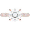 3.60CT.TW ROUND LAB DIAMOND SOLITAIRE ENGAGEMENT RING - Nazarelle