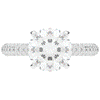 3.60CT.TW ROUND LAB DIAMOND SOLITAIRE ENGAGEMENT RING - Nazarelle