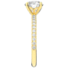 1.75CT.TW ROUND LAB DIAMOND SOLITAIRE ENGAGEMENT RING - Nazarelle