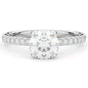 1.75CT.TW ROUND LAB DIAMOND SOLITAIRE ENGAGEMENT RING - Nazarelle