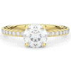 1.75CT.TW ROUND LAB DIAMOND SOLITAIRE ENGAGEMENT RING - Nazarelle