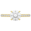 1.75CT.TW ROUND LAB DIAMOND SOLITAIRE ENGAGEMENT RING - Nazarelle