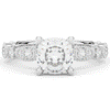 2.50CT.TW CUSHION LAB DIAMOND SOLITAIRE ENGAGEMENT RING - Nazarelle
