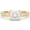 2.50CT.TW CUSHION LAB DIAMOND SOLITAIRE ENGAGEMENT RING - Nazarelle