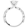 2.50CT.TW CUSHION LAB DIAMOND SOLITAIRE ENGAGEMENT RING - Nazarelle