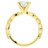 2.50CT.TW CUSHION LAB DIAMOND SOLITAIRE ENGAGEMENT RING - Nazarelle