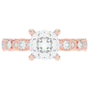 2.50CT.TW CUSHION LAB DIAMOND SOLITAIRE ENGAGEMENT RING - Nazarelle
