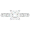 2.50CT.TW CUSHION LAB DIAMOND SOLITAIRE ENGAGEMENT RING - Nazarelle