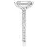 4.25CT.TW EMERALD CUT LAB DIAMOND SOLITAIRE ENGAGEMENT RING - Nazarelle