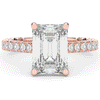 4.25CT.TW EMERALD CUT LAB DIAMOND SOLITAIRE ENGAGEMENT RING - Nazarelle