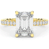 4.25CT.TW EMERALD CUT LAB DIAMOND SOLITAIRE ENGAGEMENT RING - Nazarelle