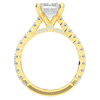 4.25CT.TW EMERALD CUT LAB DIAMOND SOLITAIRE ENGAGEMENT RING - Nazarelle
