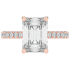 4.25CT.TW EMERALD CUT LAB DIAMOND SOLITAIRE ENGAGEMENT RING - Nazarelle