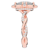 2.70CT.TW OVAL LAB DIAMOND HALO ENGAGEMENT RING - Nazarelle