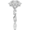 2.70CT.TW OVAL LAB DIAMOND HALO ENGAGEMENT RING - Nazarelle