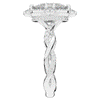 2.70CT.TW OVAL LAB DIAMOND HALO ENGAGEMENT RING - Nazarelle