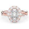2.70CT.TW OVAL LAB DIAMOND HALO ENGAGEMENT RING - Nazarelle