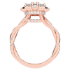 2.70CT.TW OVAL LAB DIAMOND HALO ENGAGEMENT RING - Nazarelle