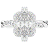 2.70CT.TW OVAL LAB DIAMOND HALO ENGAGEMENT RING - Nazarelle