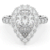 4.90CT.TW PEAR LAB DIAMOND HALO ENGAGEMENT RING - Nazarelle
