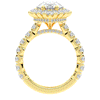 4.90CT.TW PEAR LAB DIAMOND HALO ENGAGEMENT RING - Nazarelle