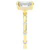 2.60CT.TW RADIANT LAB DIAMOND UNDERHALO SOLITAIRE ENGAGEMENT RING - Nazarelle